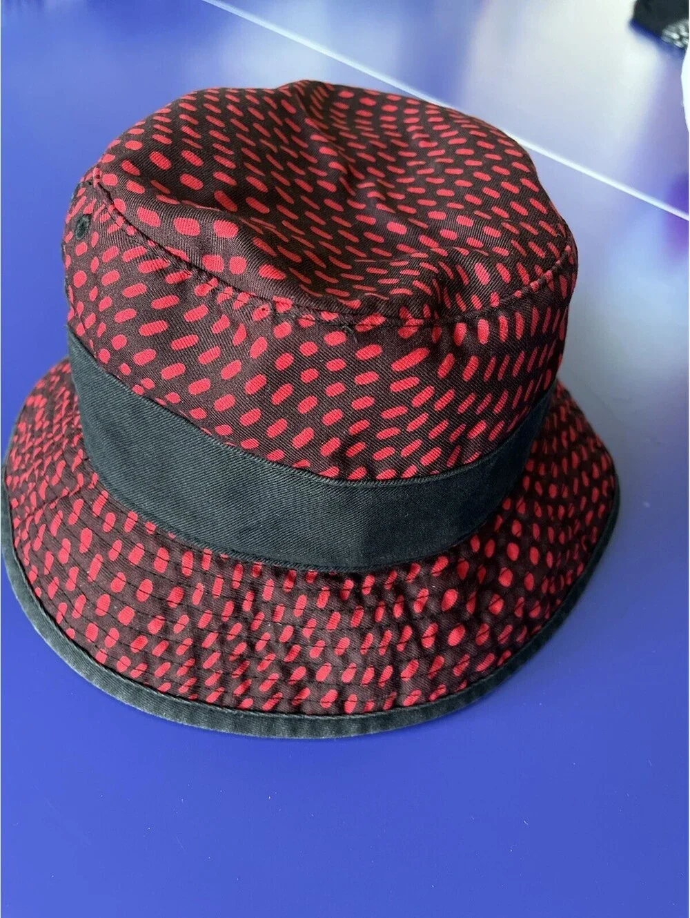 Air Jordan Jumpman Bucket Hat Red and black Stencil 658386-010 Adult L XL